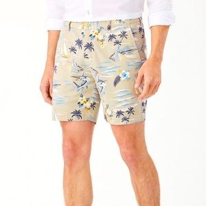 Tommy Bahama Mens Size 40 Boracay Sail-A-Way 8-Inch Shorts Marlin Design